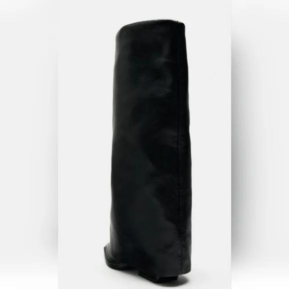 ZARA HEELED KNEE GAITER BOOTS - Picture 7 of 8